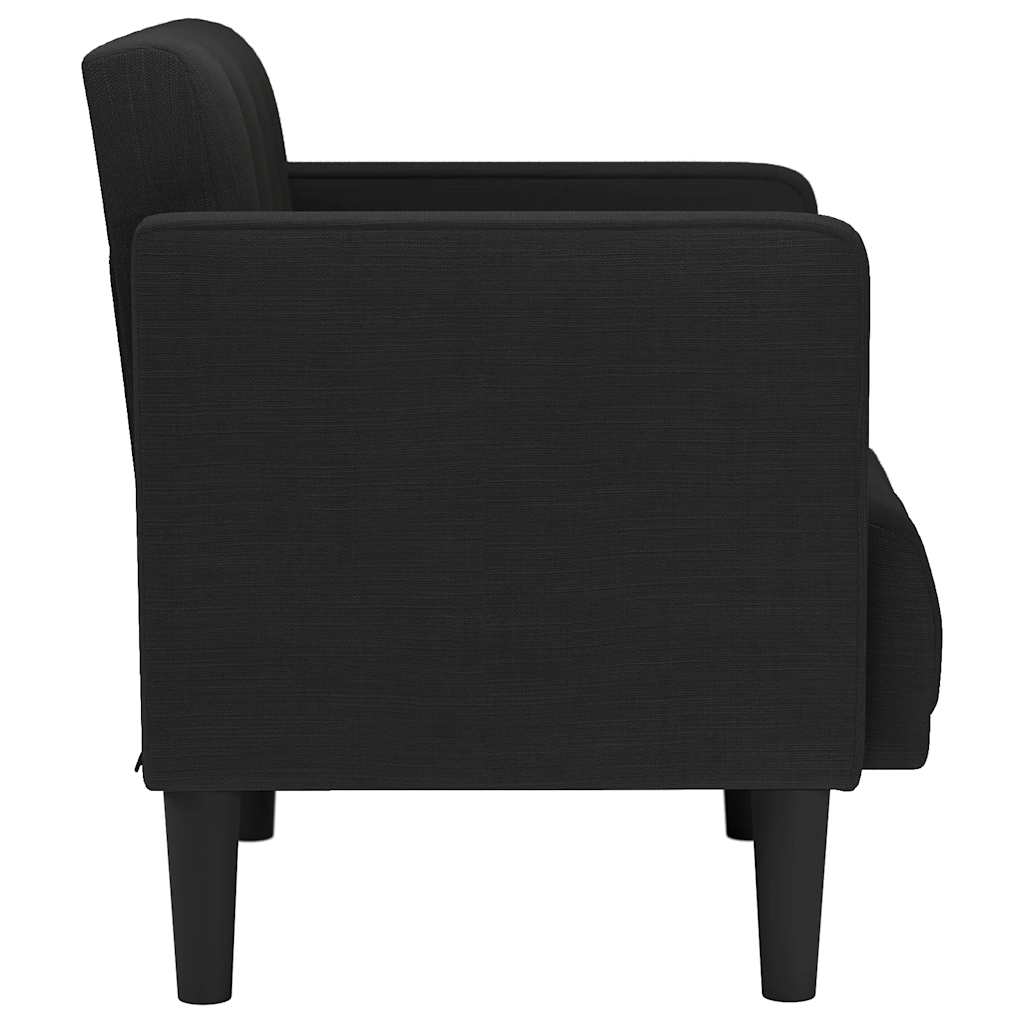 Sessel mit Armlehnen Schwarz 53 cm Stoff