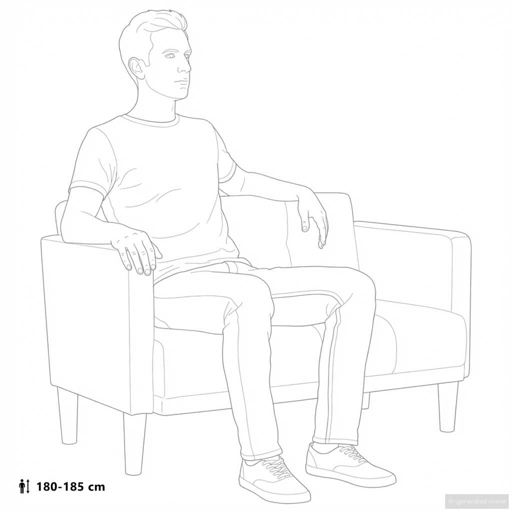 Zweisitzer-Sofa Blau 111 cm Samt