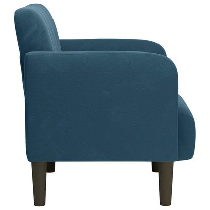 Sessel mit Armlehnen Blau 54 cm Samt