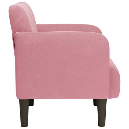 Sessel mit Armlehnen Rosa 54 cm Samt