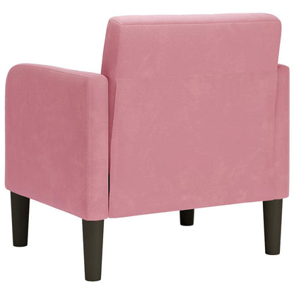 Sessel mit Armlehnen Rosa 54 cm Samt