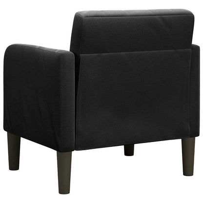 Sessel mit Armlehnen Schwarz 54 cm Samt