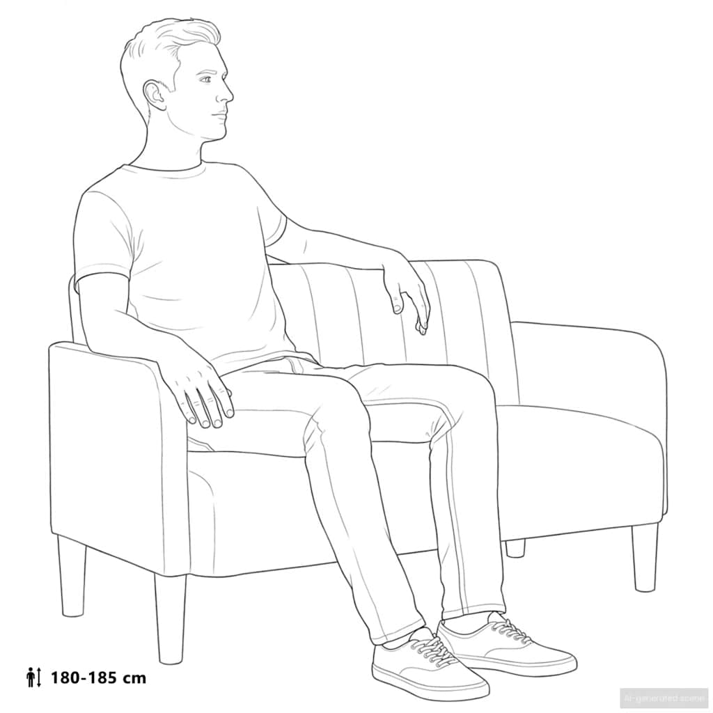 Zweisitzer-Sofa Hellgrau 109 cm Samt