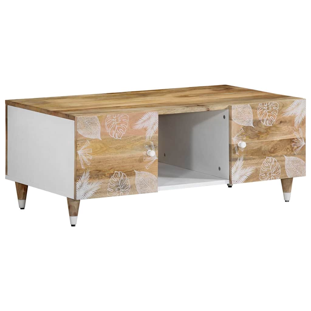 Table basse 100x54x40 cm en manguier massif