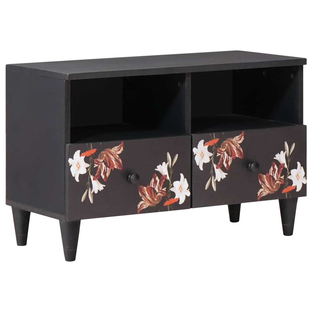 Stauraumschränke Mehrfarbig 70 x 33 x 46 cm Massivholz Mango