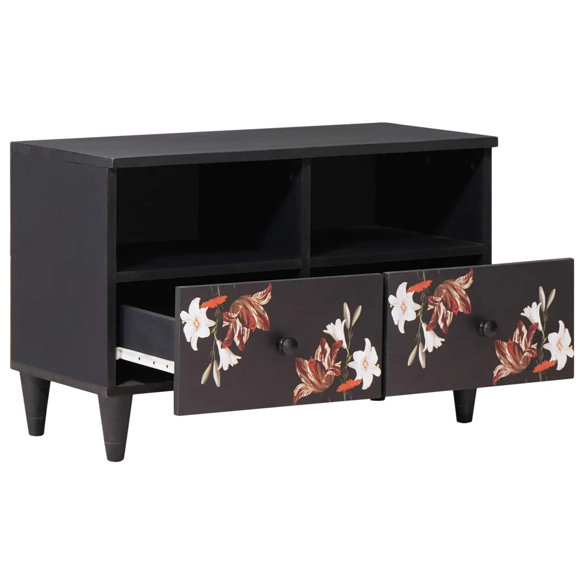Stauraumschränke Mehrfarbig 70 x 33 x 46 cm Massivholz Mango