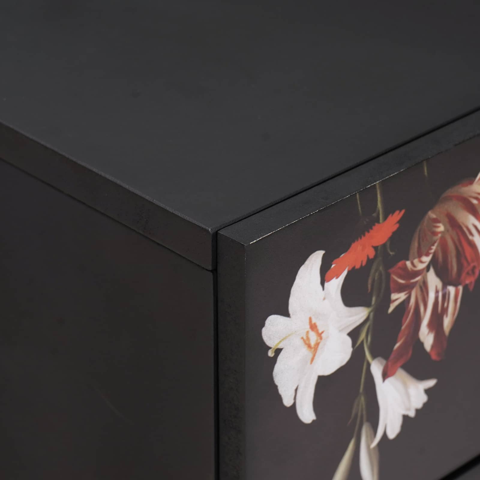 Nachttisch Mehrfarbig 50 x 33 x 60 cm Massivholz Mango