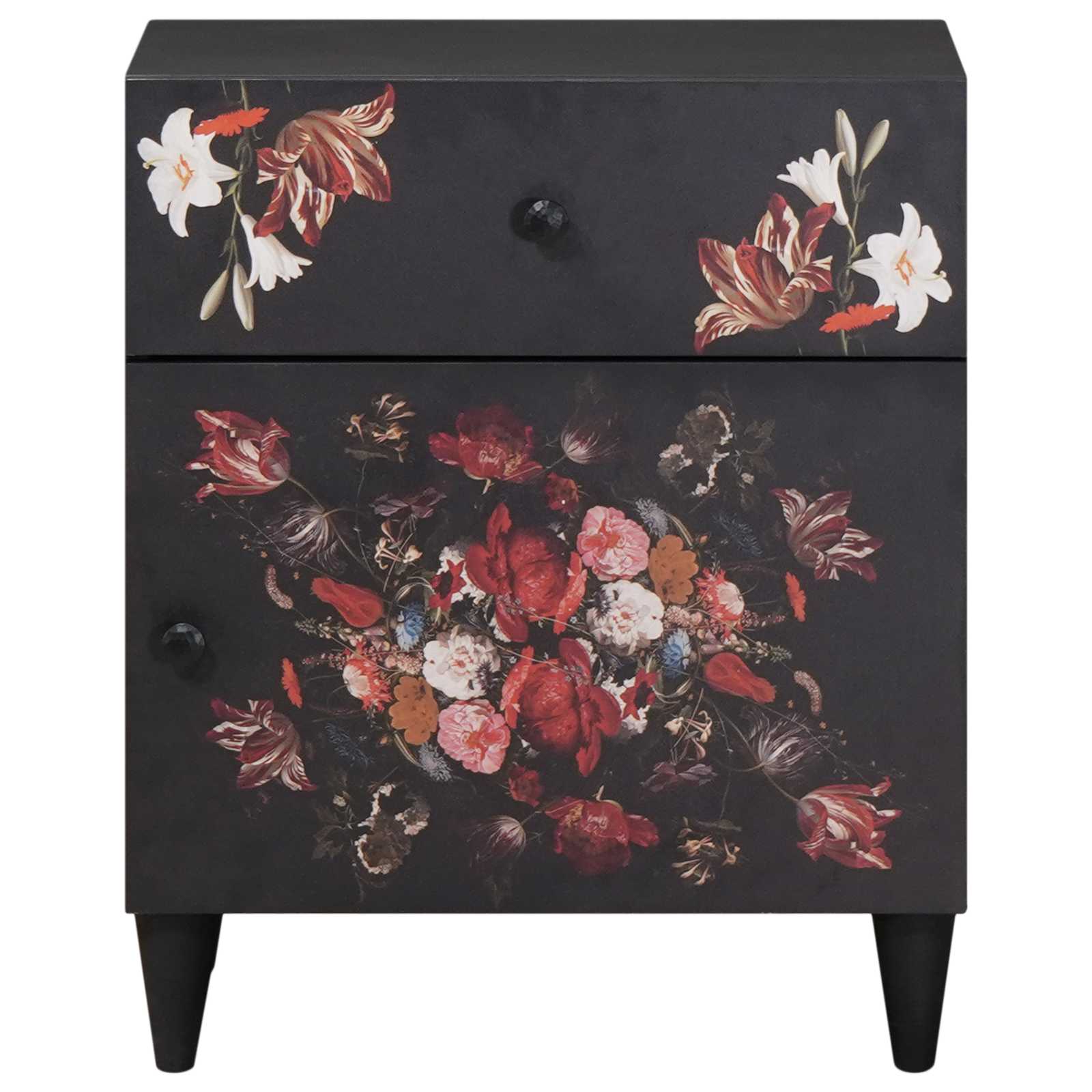 Nachttisch Mehrfarbig 50 x 33 x 60 cm Massivholz Mango