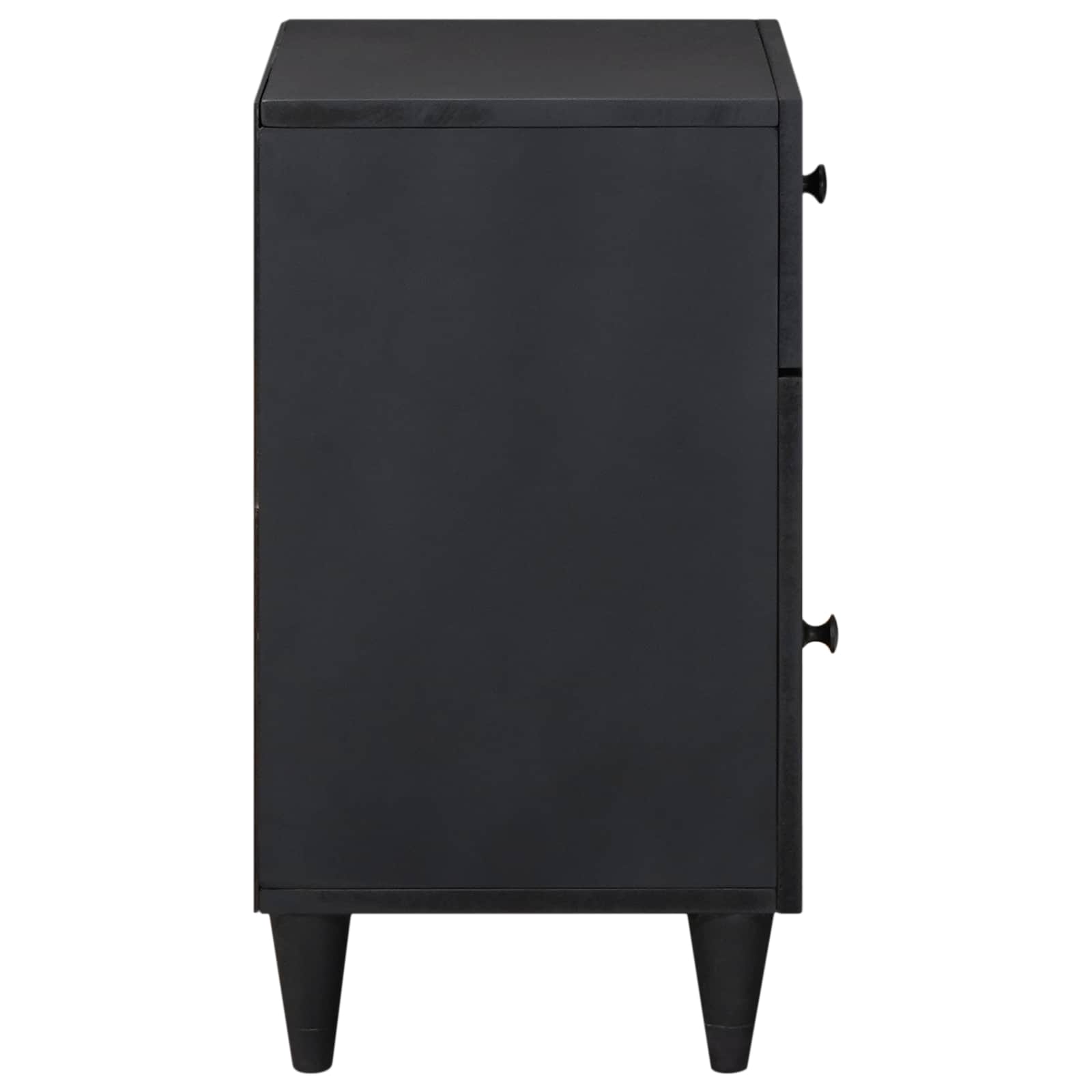 Nachttisch Mehrfarbig 50 x 33 x 60 cm Massivholz Mango