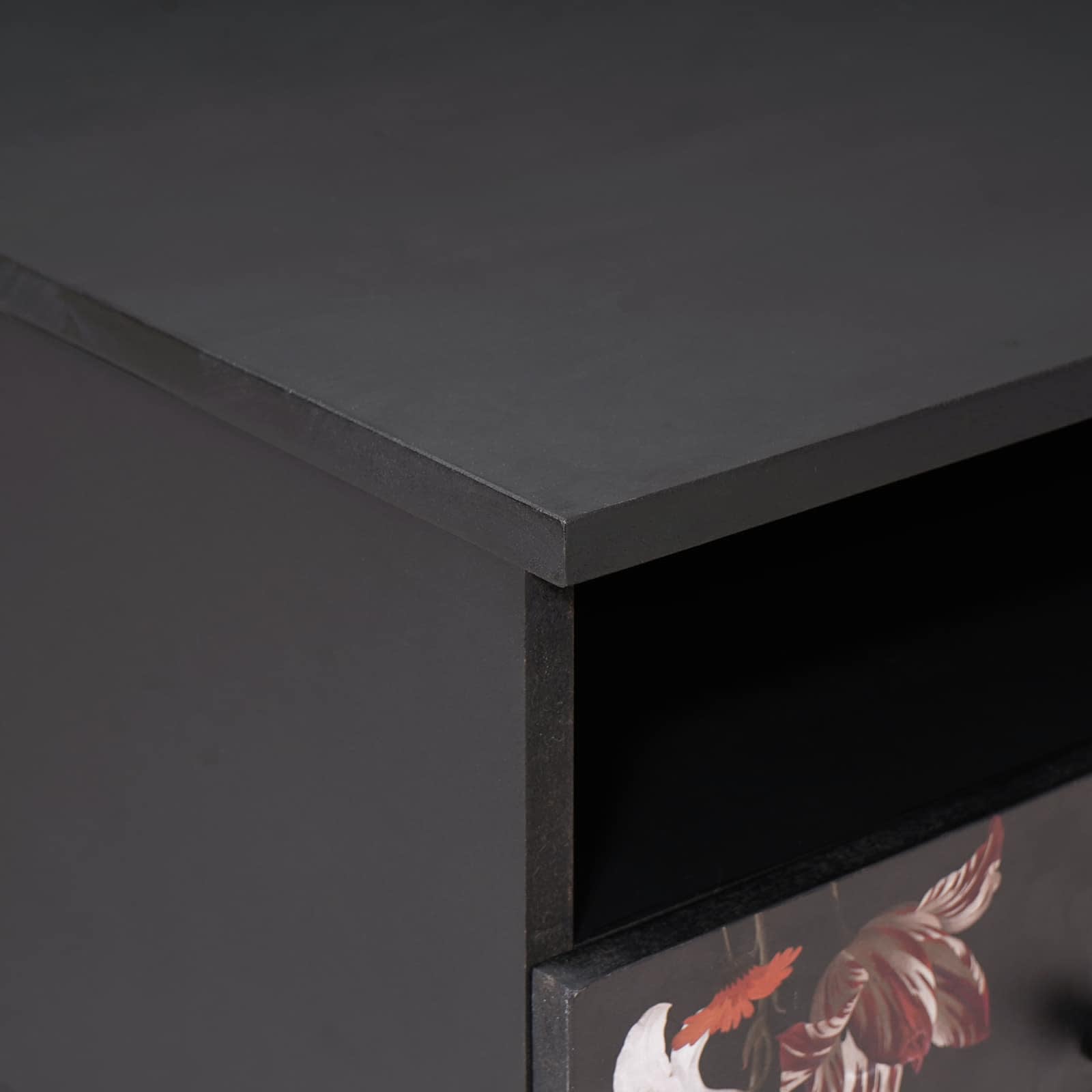 Couchtisch Mehrfarbig 80 x 54 x 40 cm Massivholz Mango