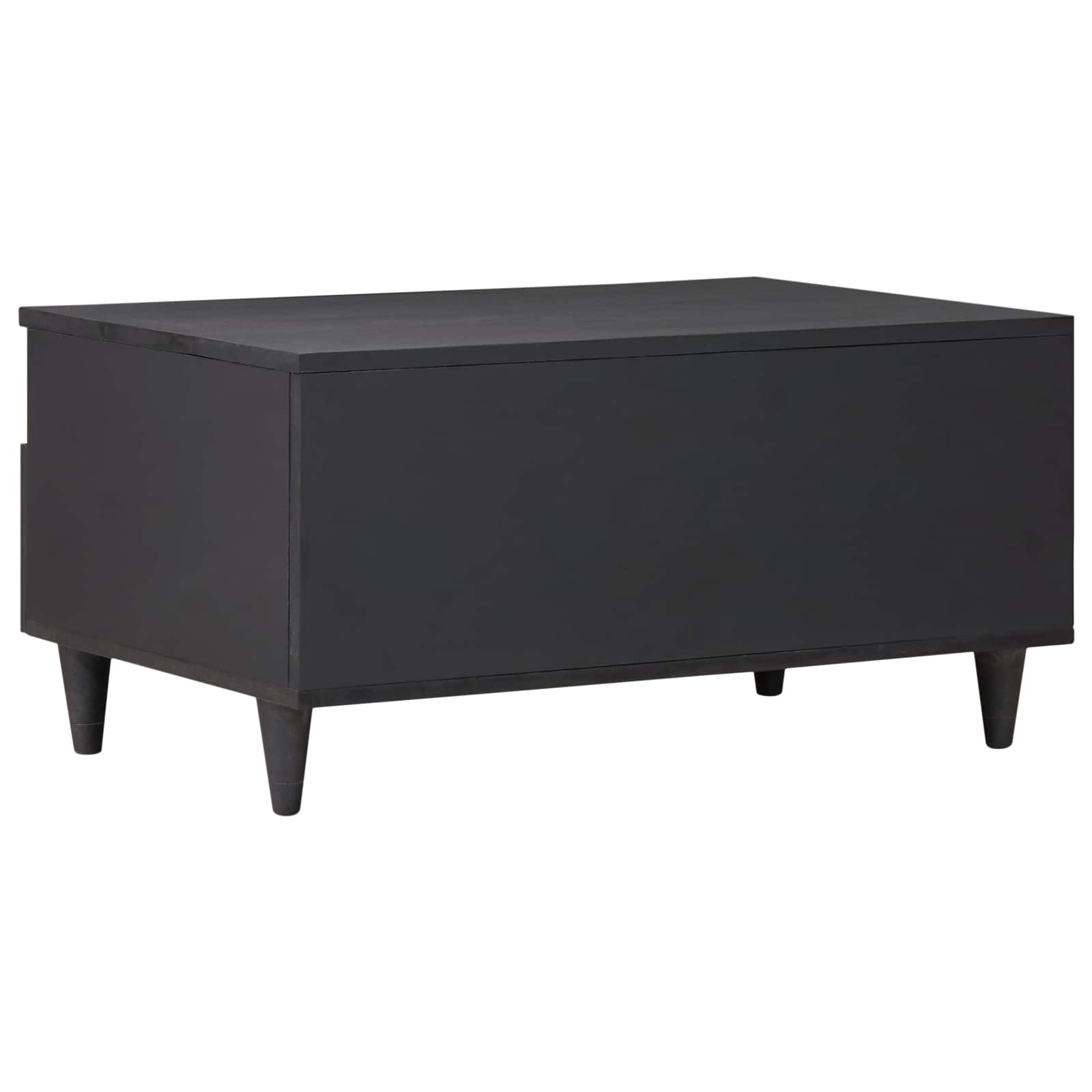 Couchtisch Mehrfarbig 80 x 54 x 40 cm Massivholz Mango