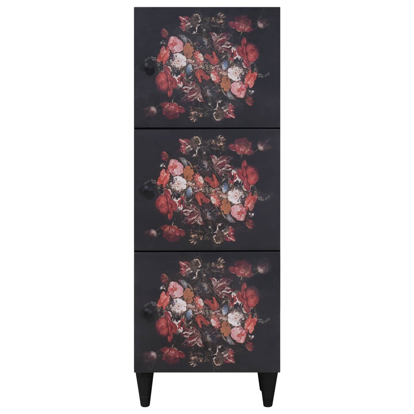 Stauraumschränke Mehrfarbig 40 x 33,5 x 110 cm Massivholz Mango