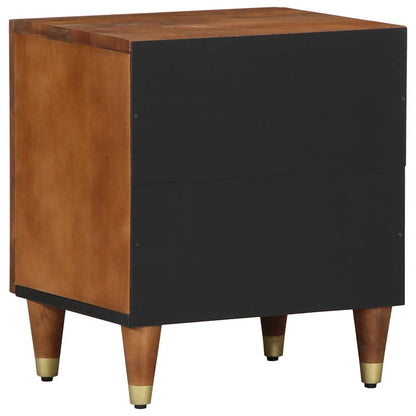 Bedside Cabinet with Door Honigbraun 40 x 33 x 46 cm