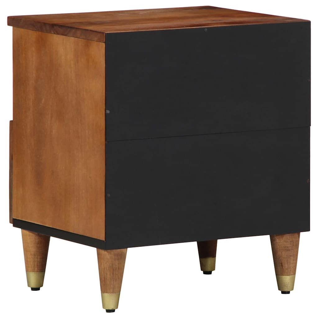 Nachttisch Honigbraun 40 x 33 x 46 cm Massivholz Mango
