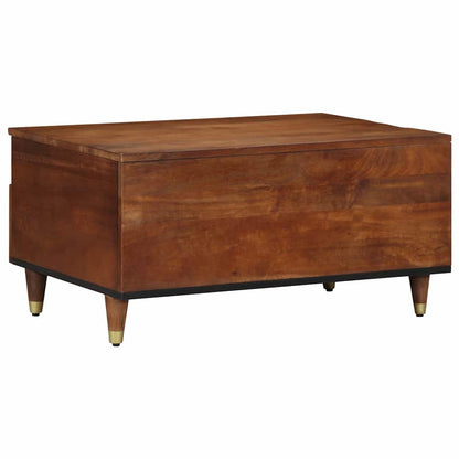 Couchtisch Honigbraun 80 x 54 x 40 cm Massivholz Mango