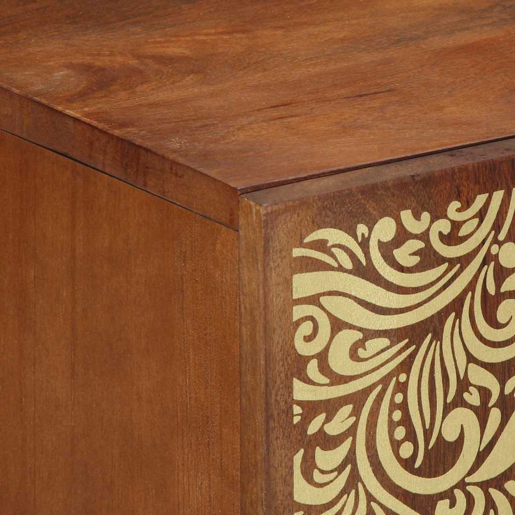 Waschbeckenunterschrank mit Speicher Honigbraun 62 x 33 x 58 cm
