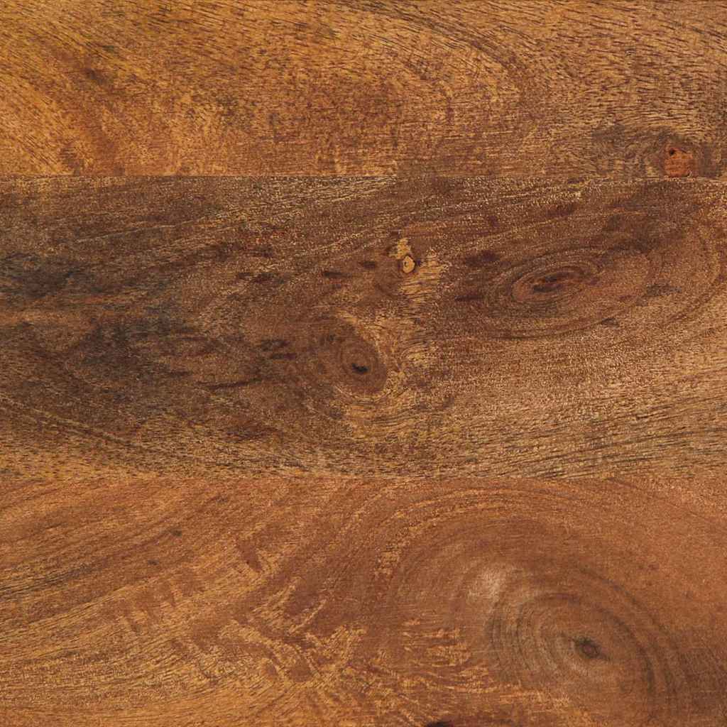 Hochboard mit Regal Braun 40 x 33,5 x 110 cm Massivholz Mango