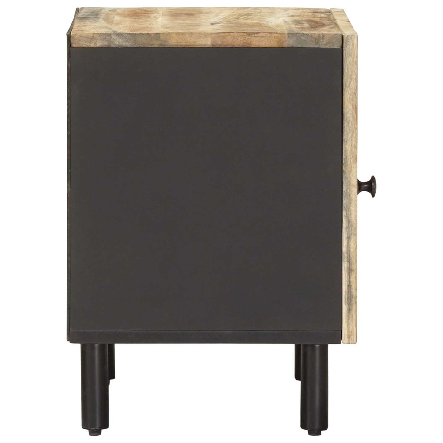 Nachttisch Natur 40 x 33 x 46 cm Massivholz Mango