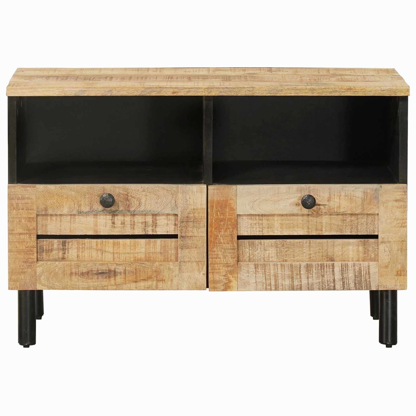 Stauraumschränke Natur 70 x 33 x 46 cm Massivholz Mango