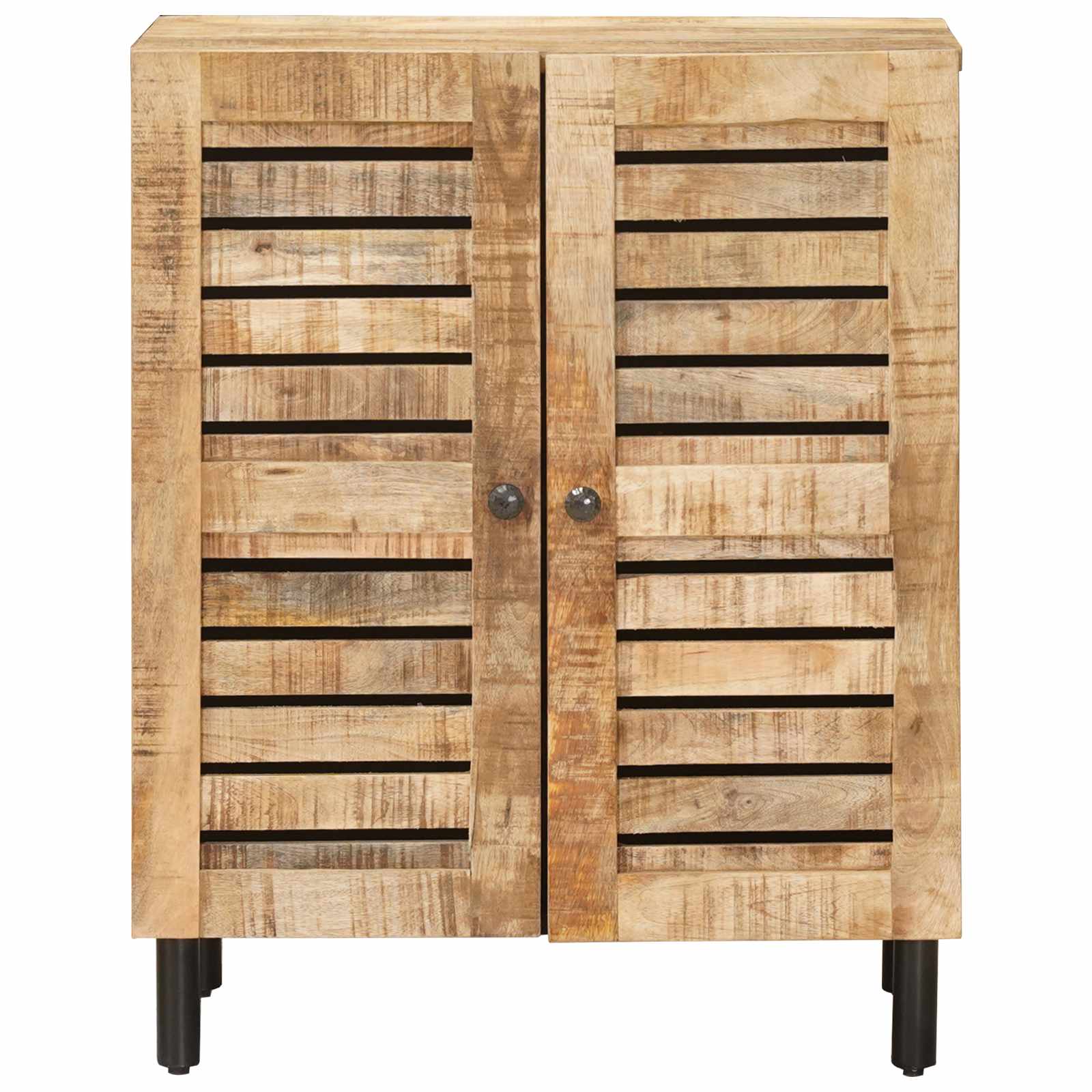 Stauraumschränke 60 x 33 x 75 cm Massivholz Mango Natur