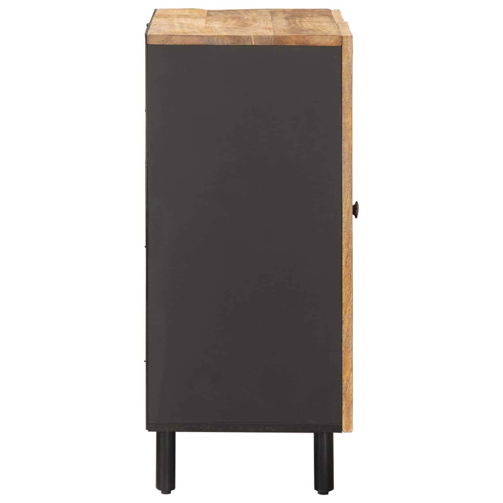 Stauraumschränke 60 x 33 x 75 cm Massivholz Mango Natur