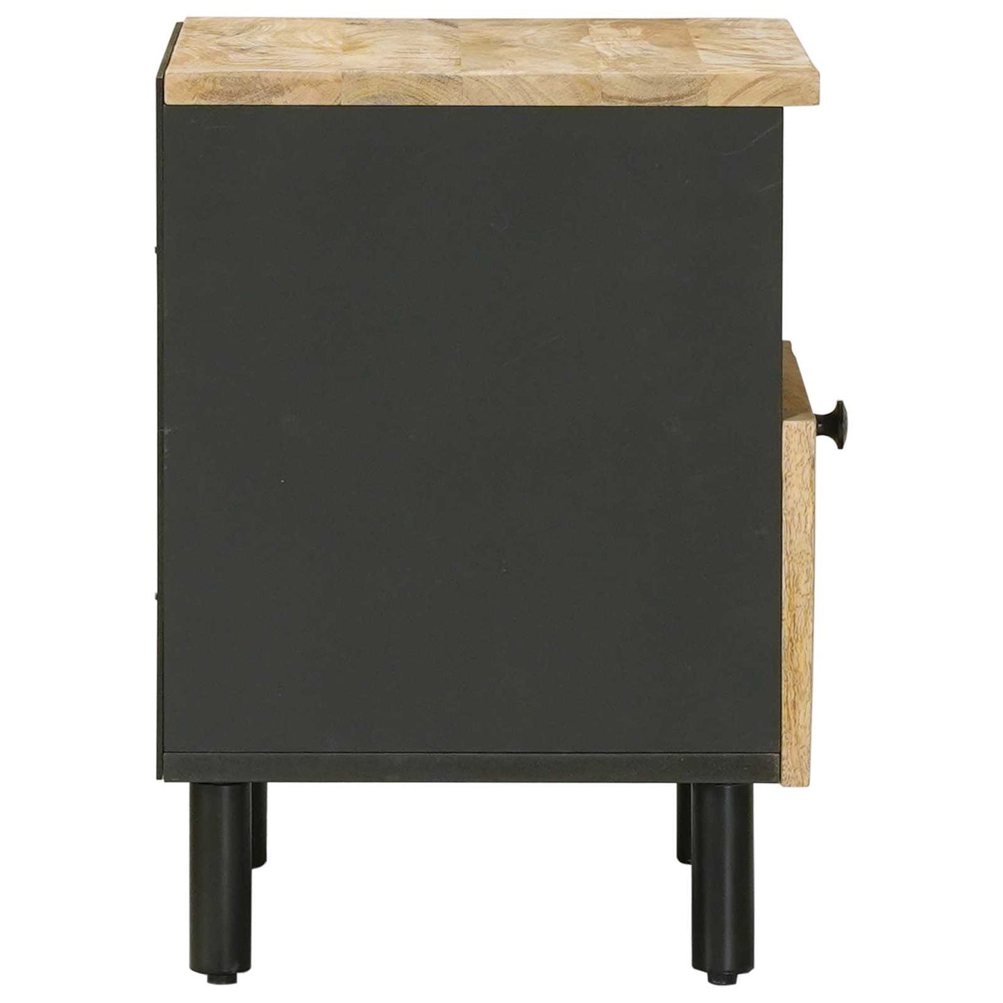 Nachttisch Natur 40 x 33 x 46 cm Massivholz Mango