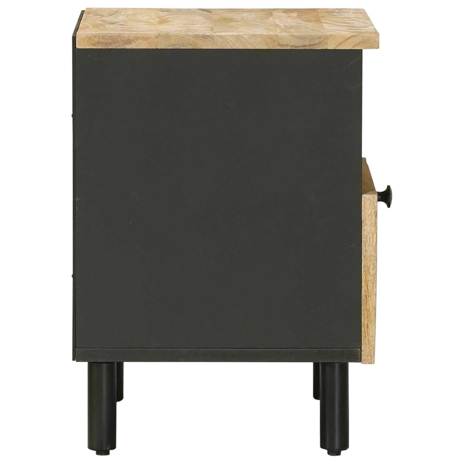 Nachttisch Natur 40 x 33 x 46 cm Massivholz Mango