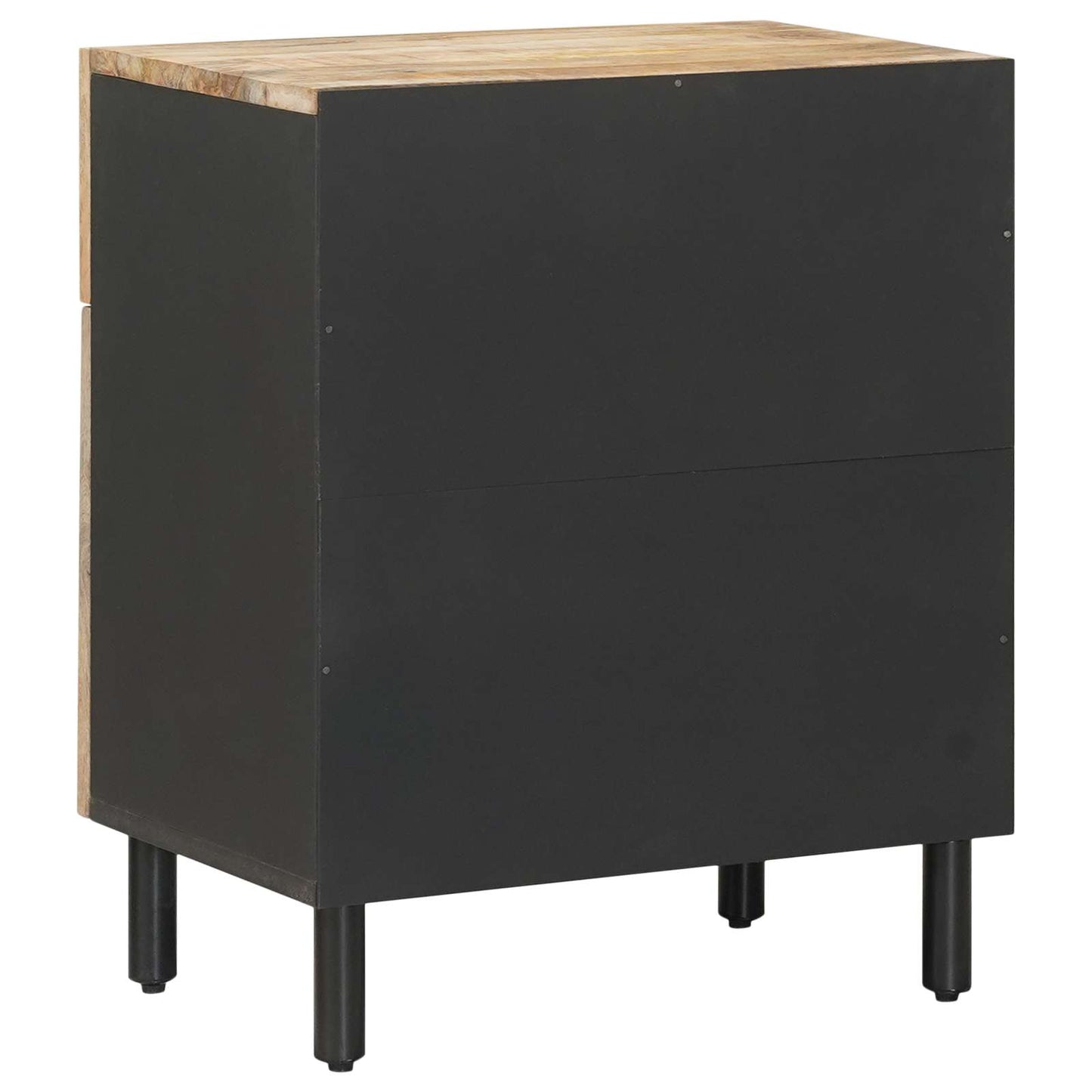 Nachttisch Natur 50 x 33 x 60 cm Massivholz Mango