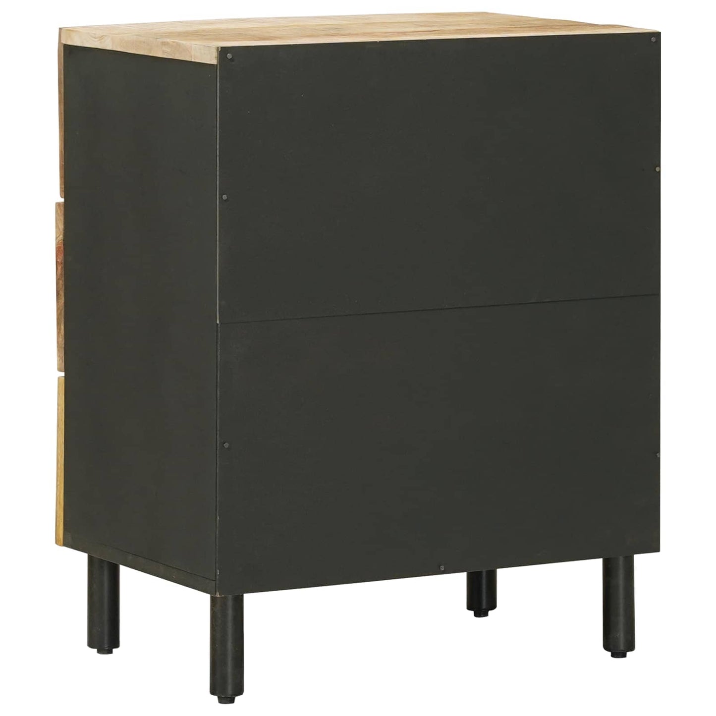 Nachttisch Natur 50 x 33 x 62 cm Massivholz Mango