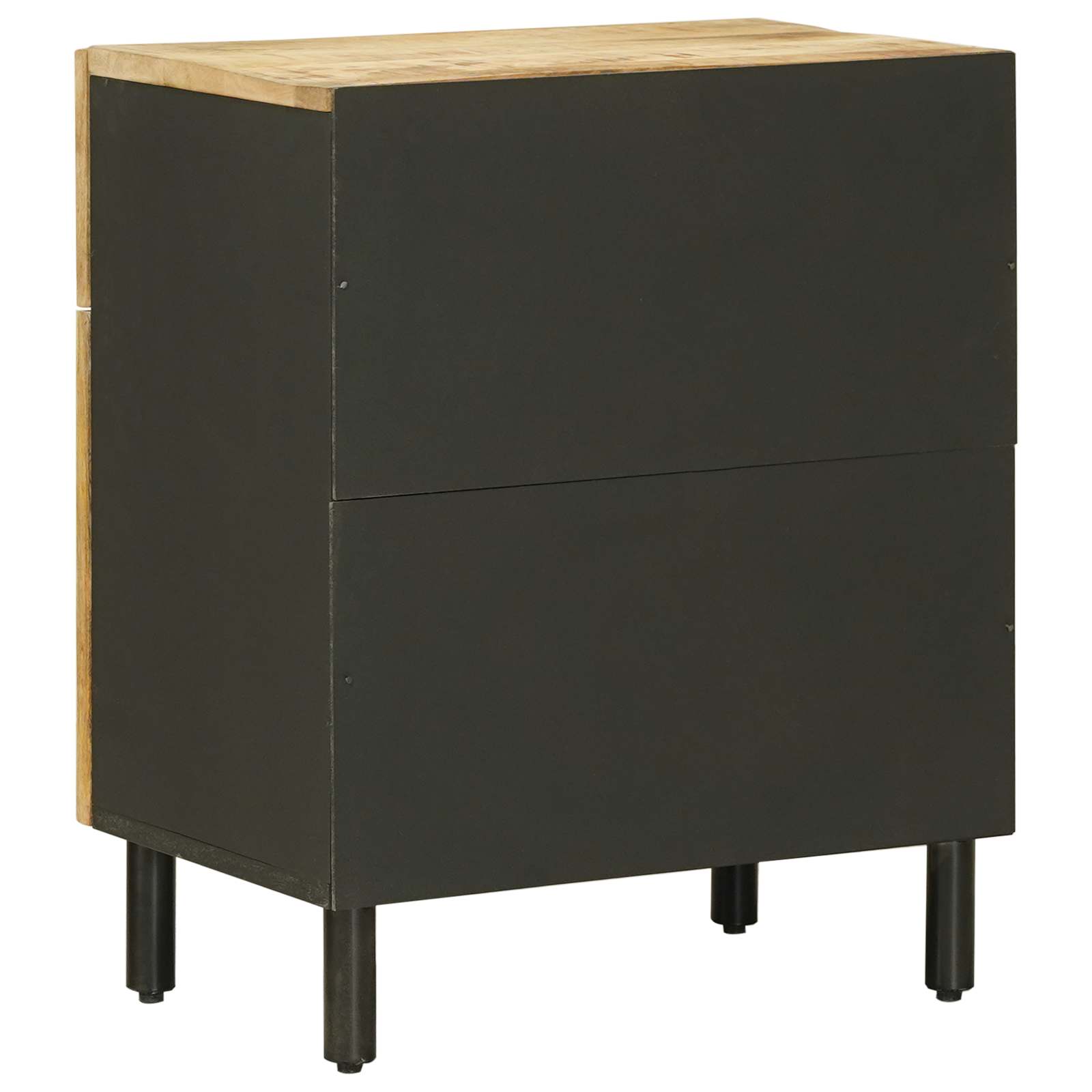 Nachttisch Natur 50 x 33 x 60 cm Massivholz Mango