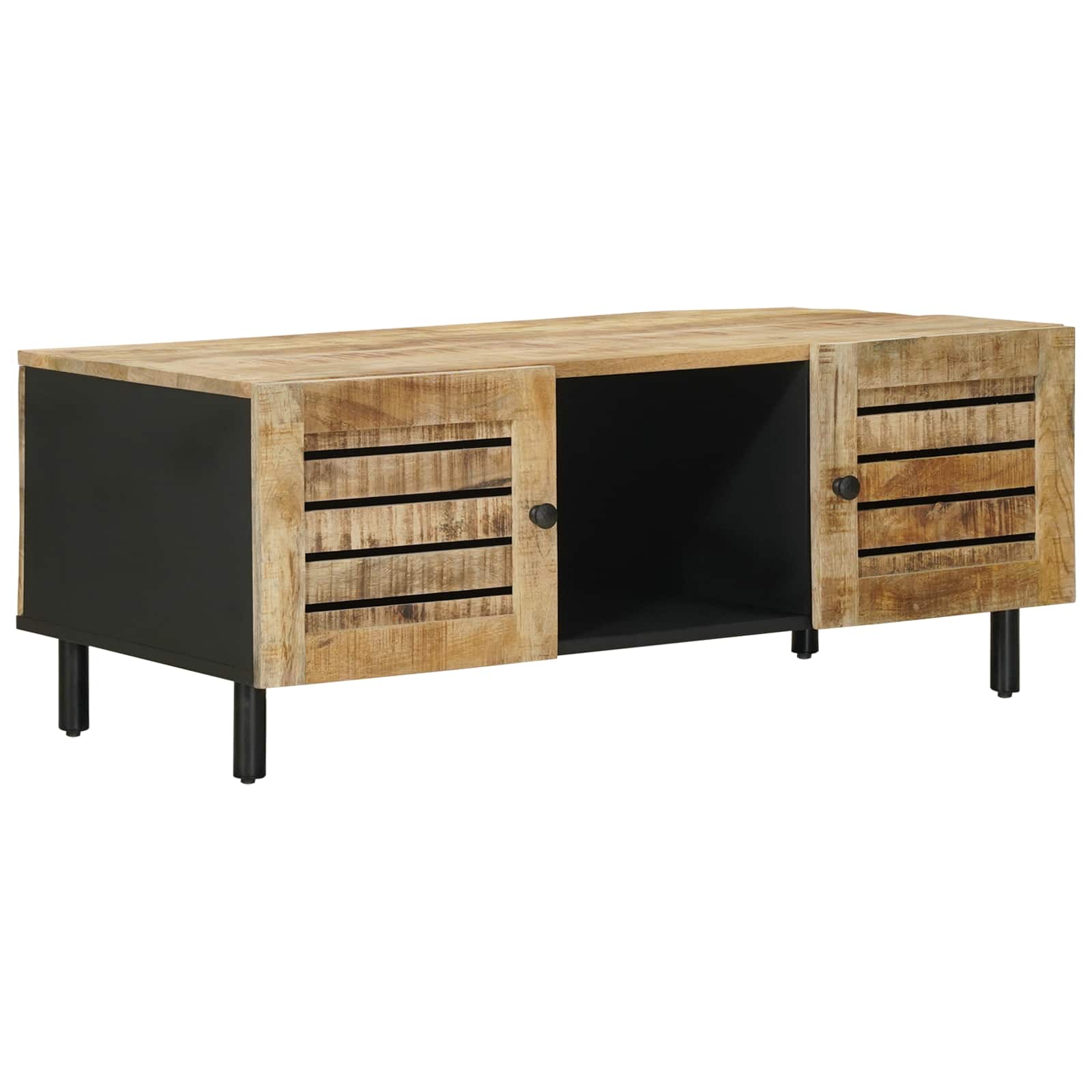 Couchtisch Natur 100 x 54 x 40 cm Massivholz Mango