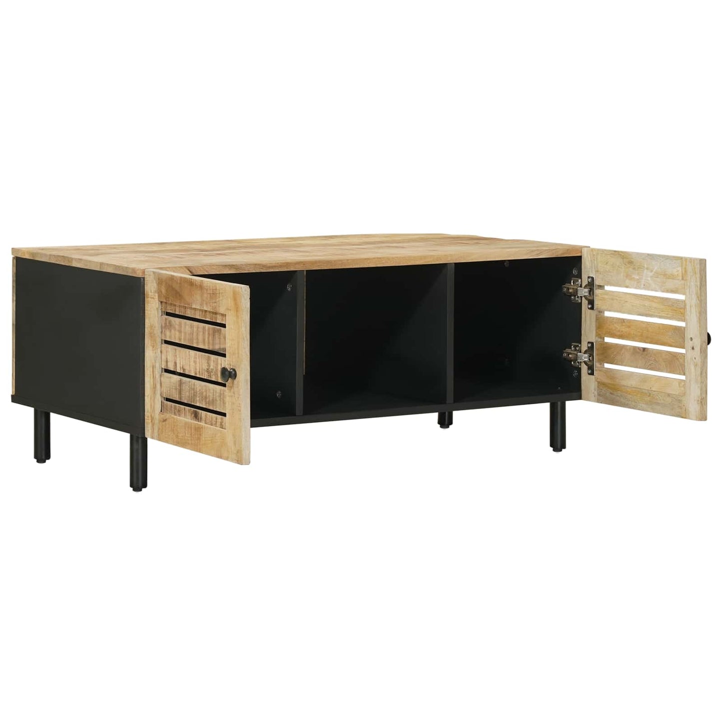 Couchtisch Natur 100 x 54 x 40 cm Massivholz Mango