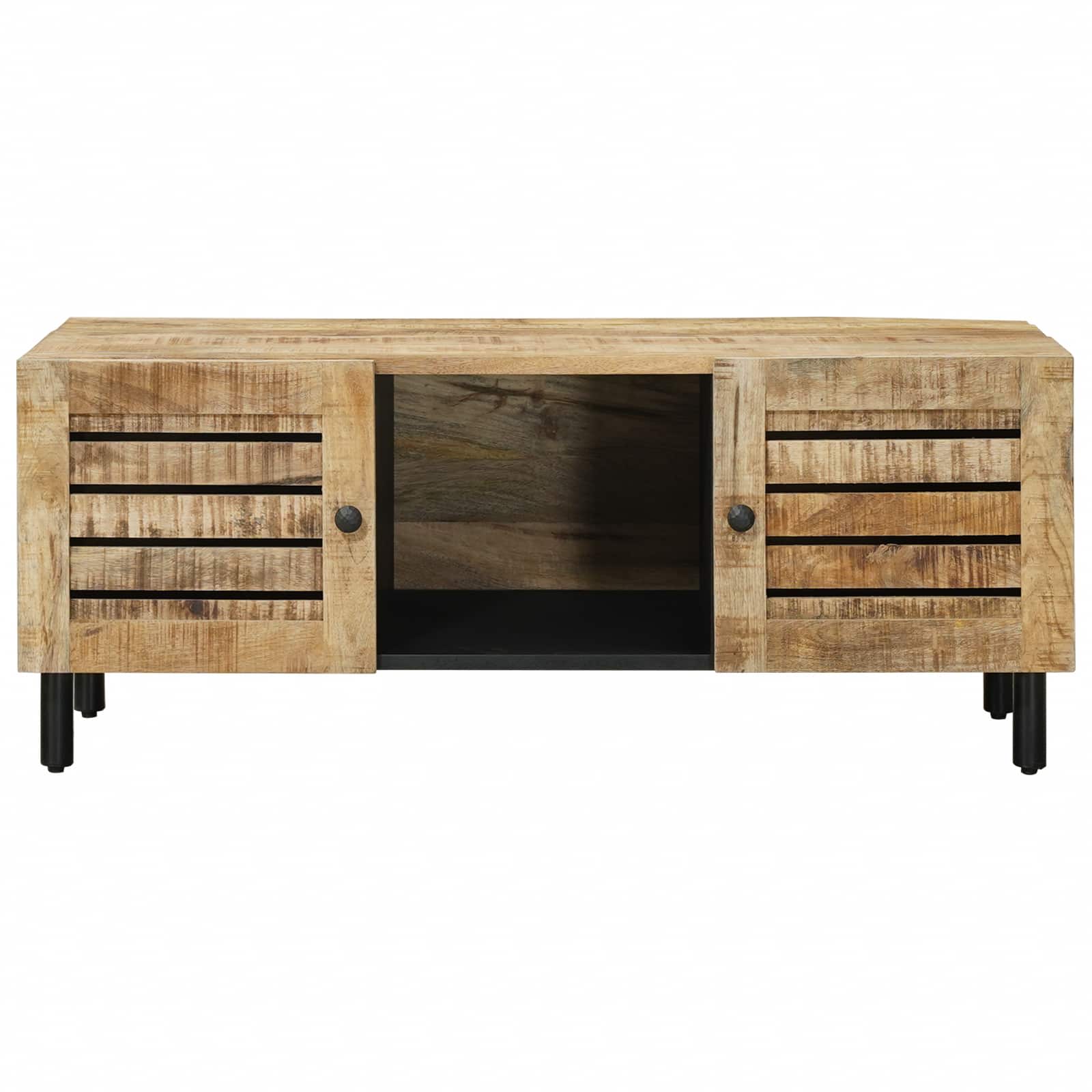 Couchtisch Natur 100 x 54 x 40 cm Massivholz Mango