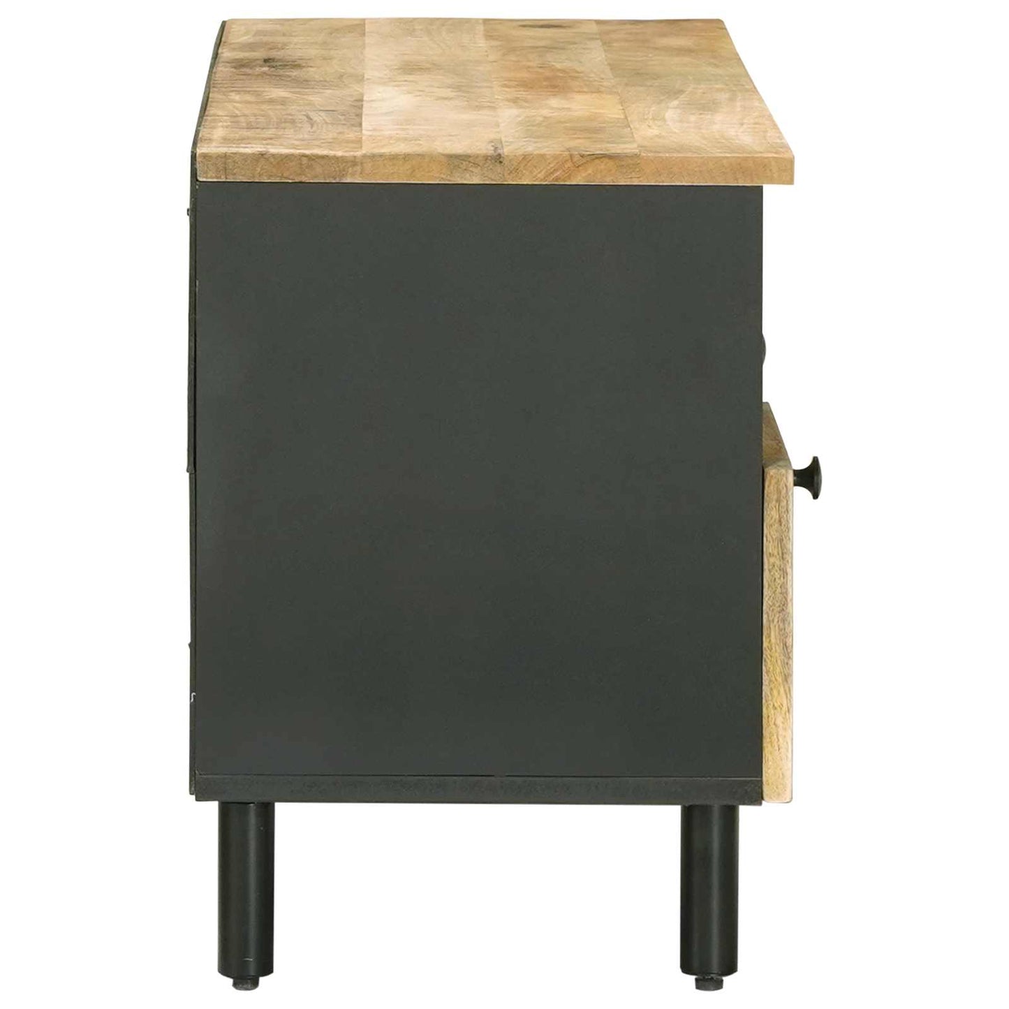 Stauraumschränke Natur 100 x 33 x 46 cm Massivholz Mango