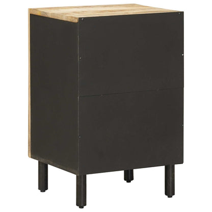 Badezimmerschrank Braun und Schwarz 38 x 33,5 x 58 cm