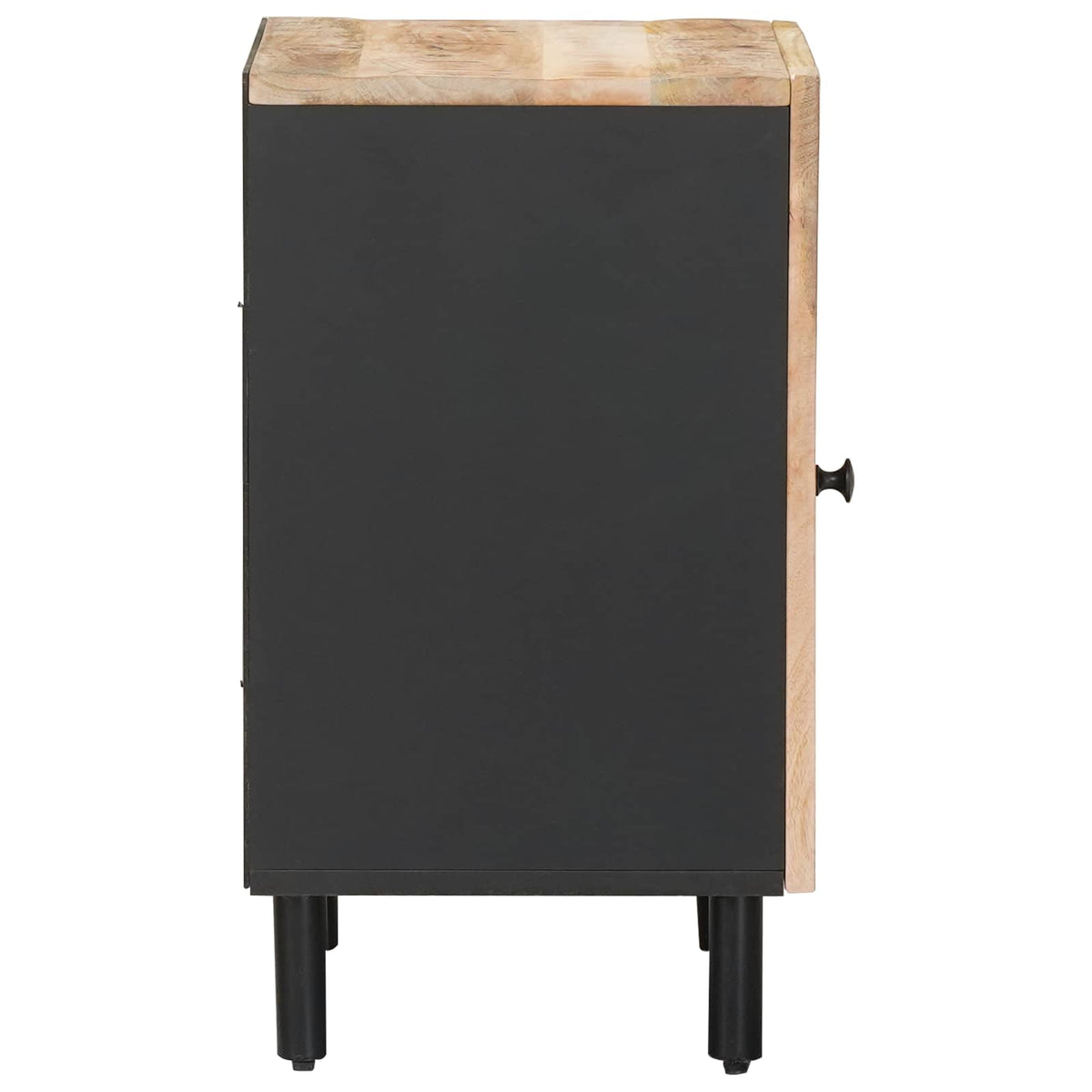 Badezimmerschrank Braun und Schwarz 38 x 33,5 x 58 cm