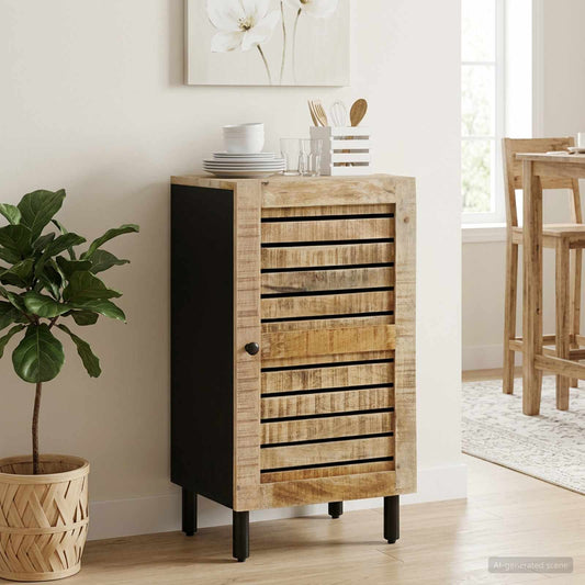 Aufbewahrungsschrank Natur 40 x 33 x 75 cm Massivholz Mango