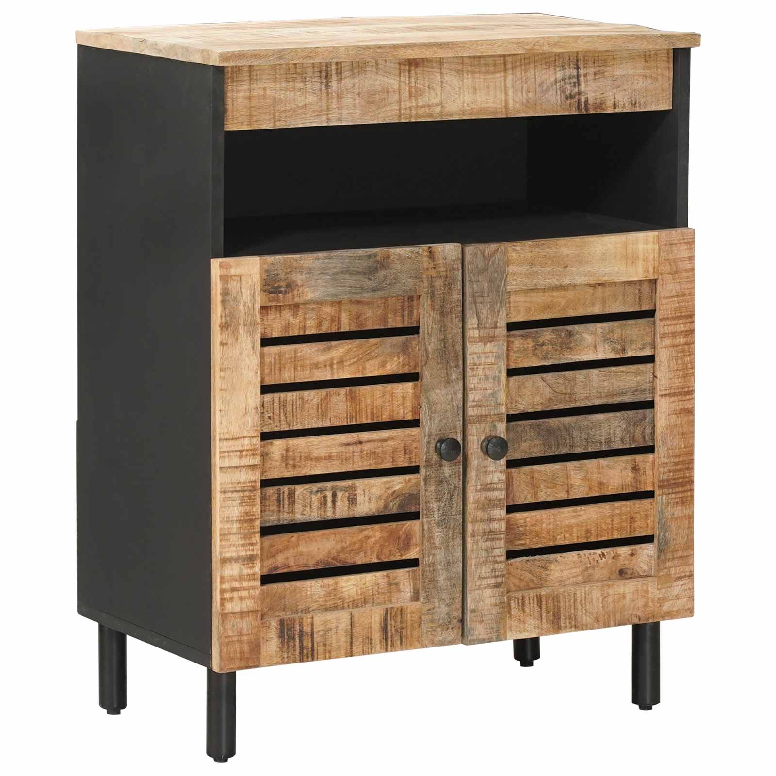 Stauraumschränke Natur 60 x 33 x 75 cm Massivholz Mango