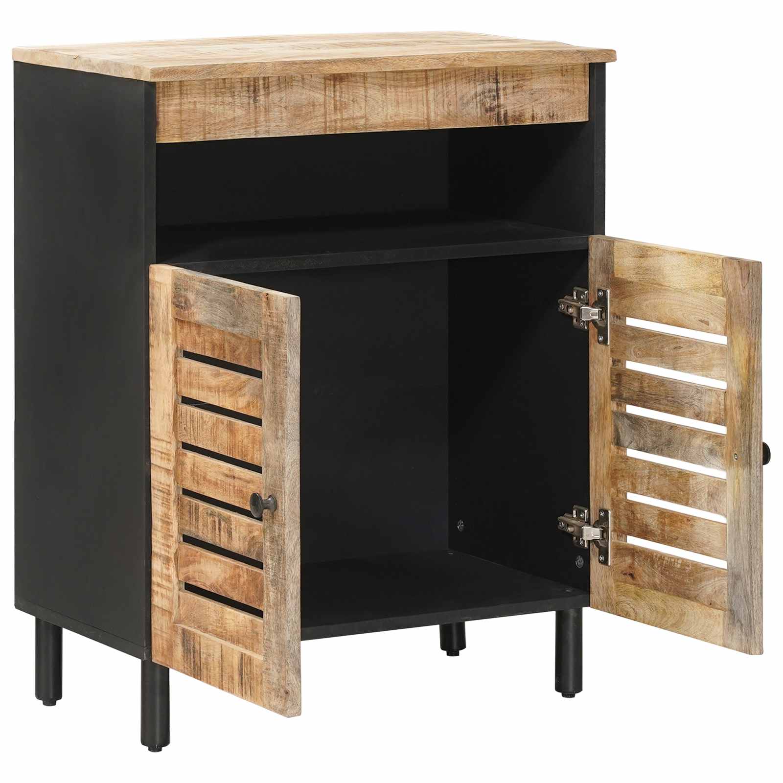 Stauraumschränke Natur 60 x 33 x 75 cm Massivholz Mango