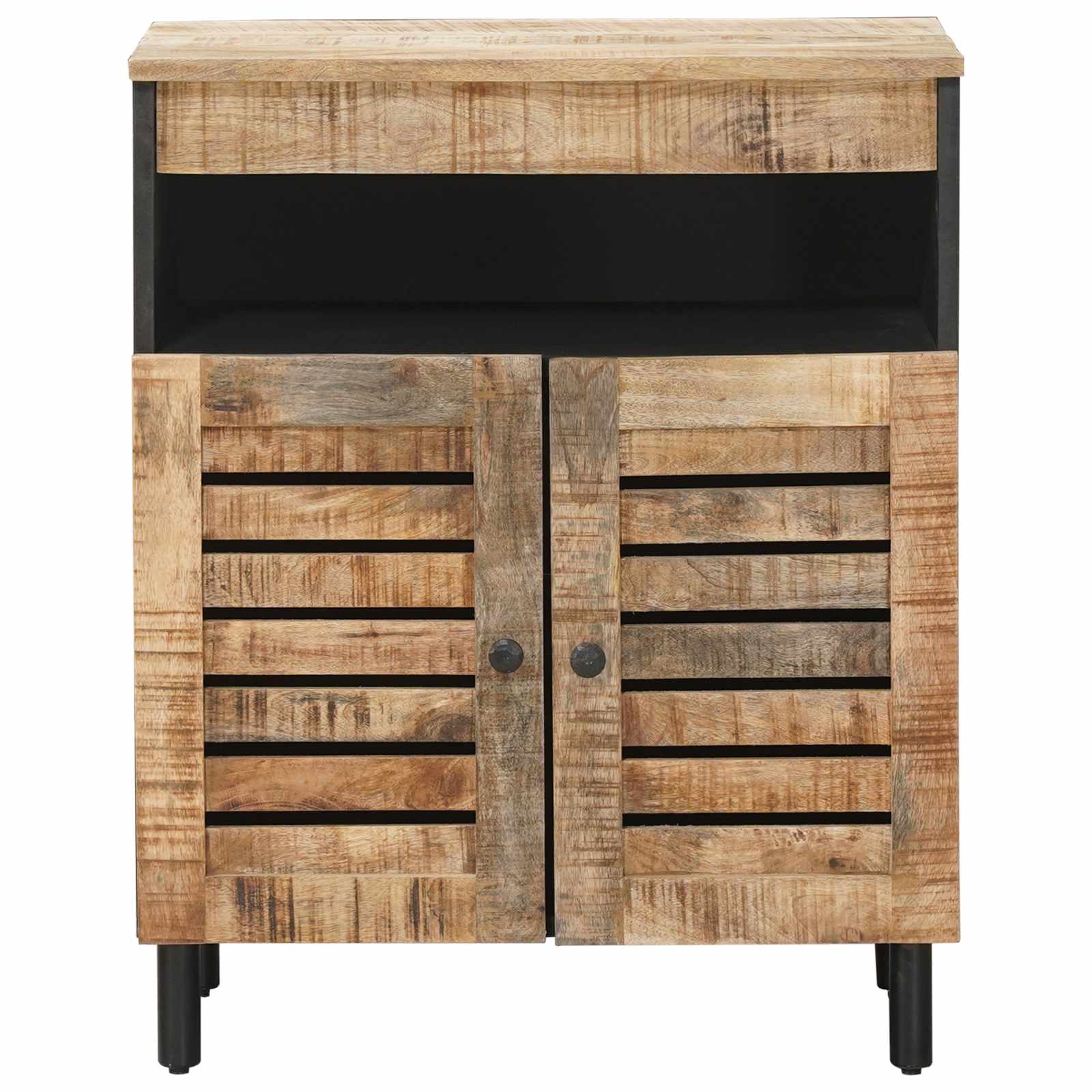 Stauraumschränke Natur 60 x 33 x 75 cm Massivholz Mango