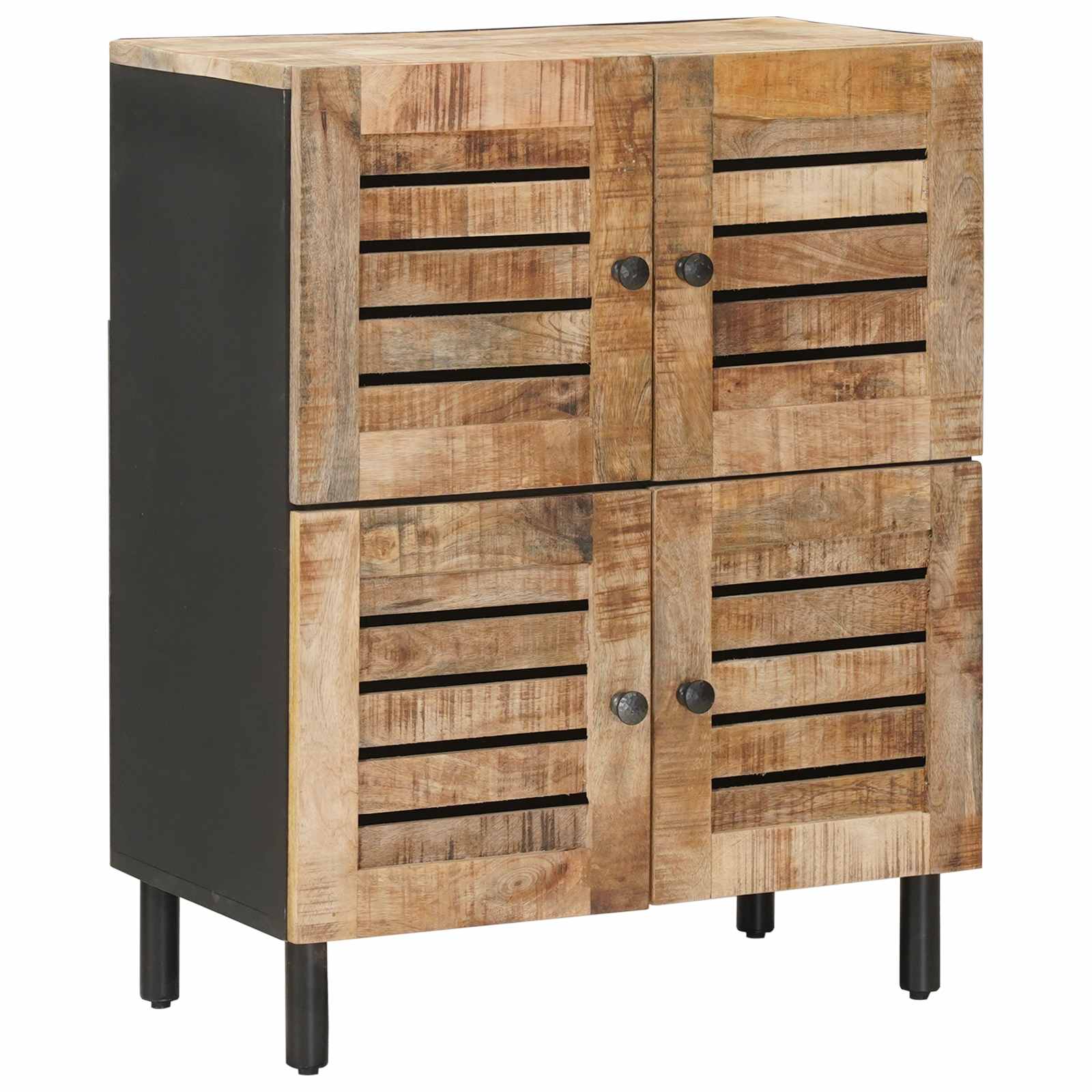 Stauraumschränke Natur 60 x 33 x 75 cm Massivholz Mango
