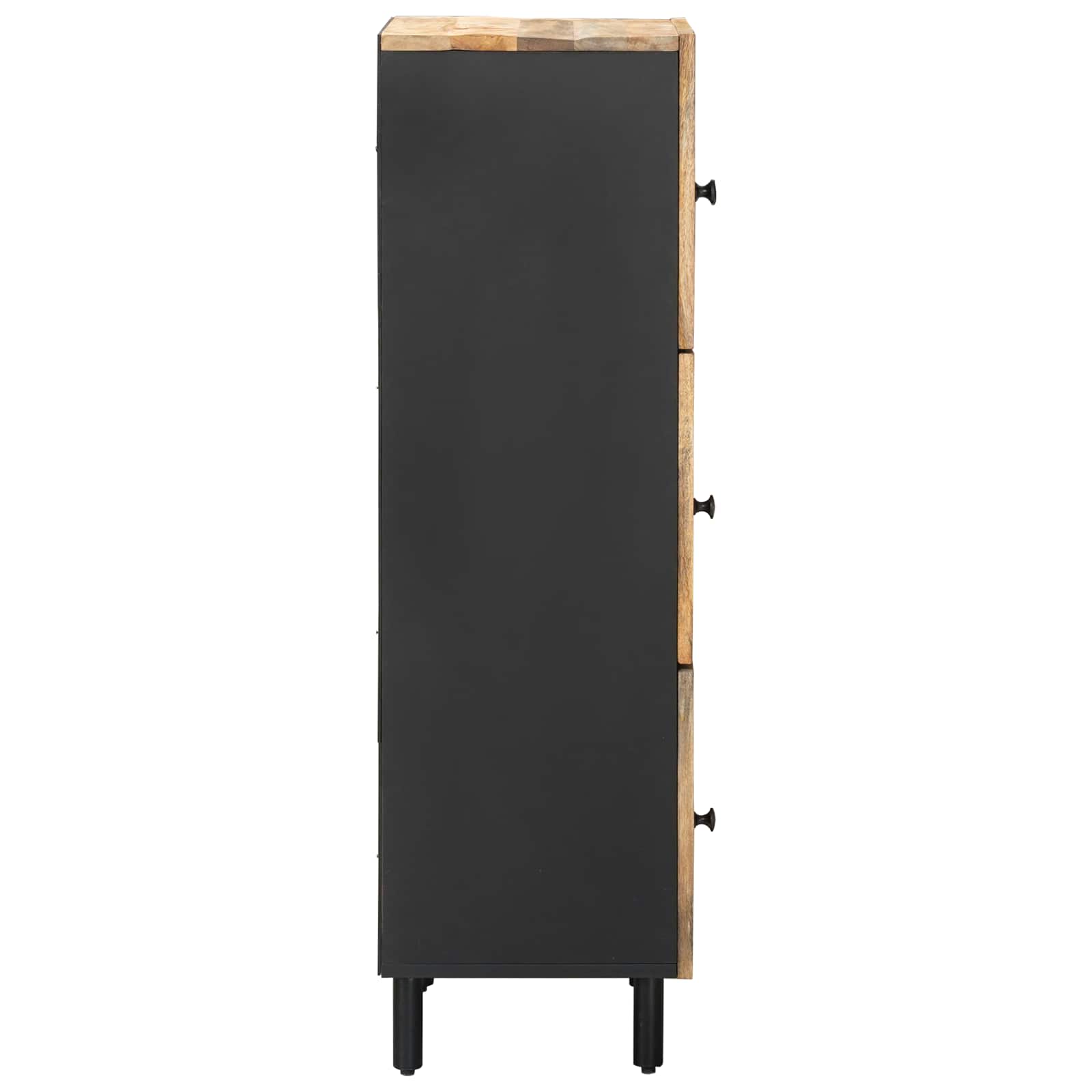 Stauraumschränke Natur 40 x 33 x 110 cm Massivholz Mango