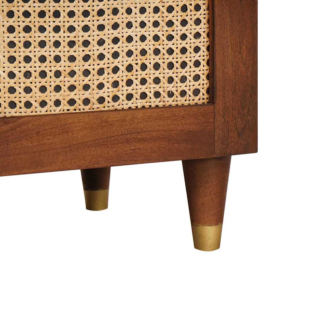 Nachttisch 2 stk. Braun 40 x 33,5 x 46 cm Massivholz Akazie