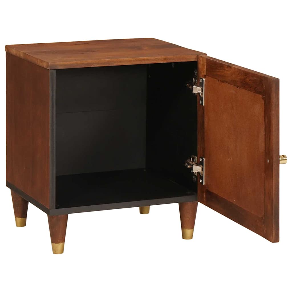 Nachttisch 2 stk. Braun 40 x 33,5 x 46 cm Massivholz Akazie