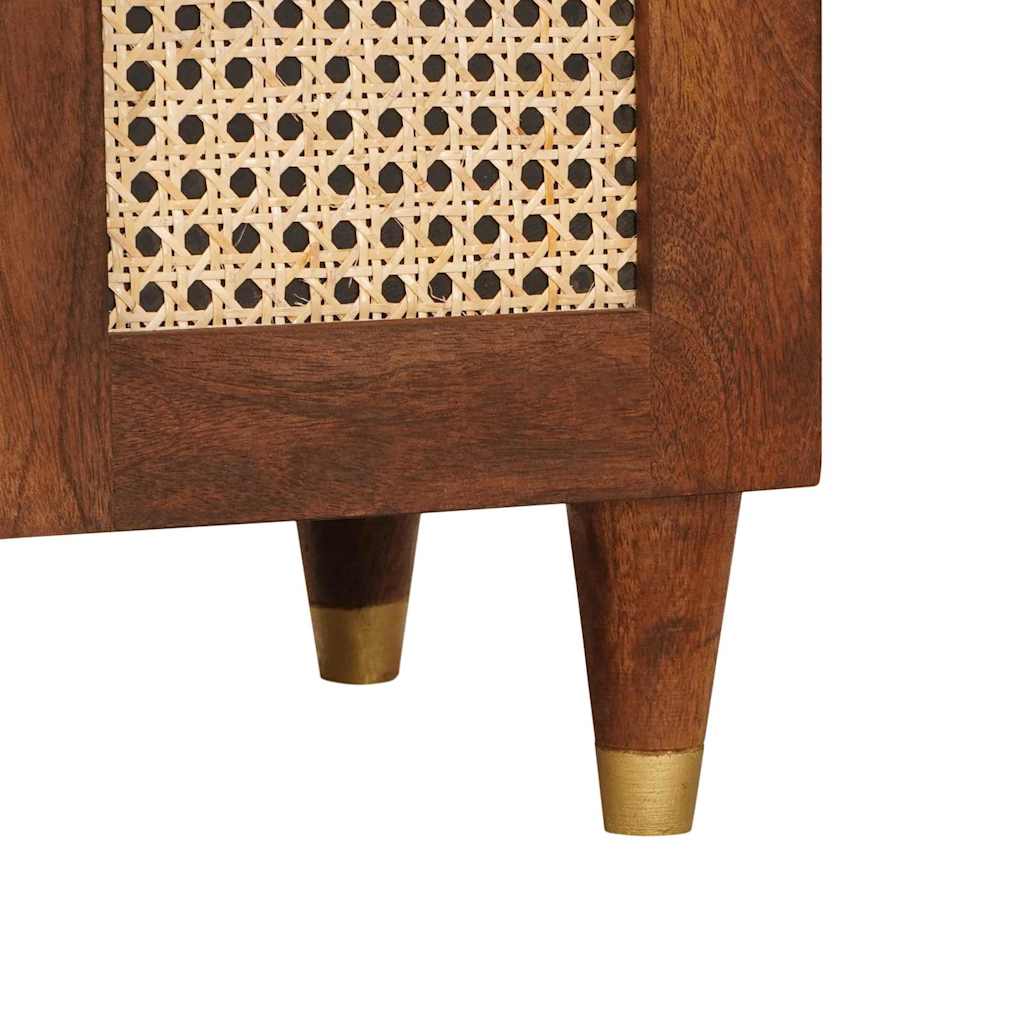 Nachttische mit Schubladen 50 x 33 x 60 cm Massivholz Mango