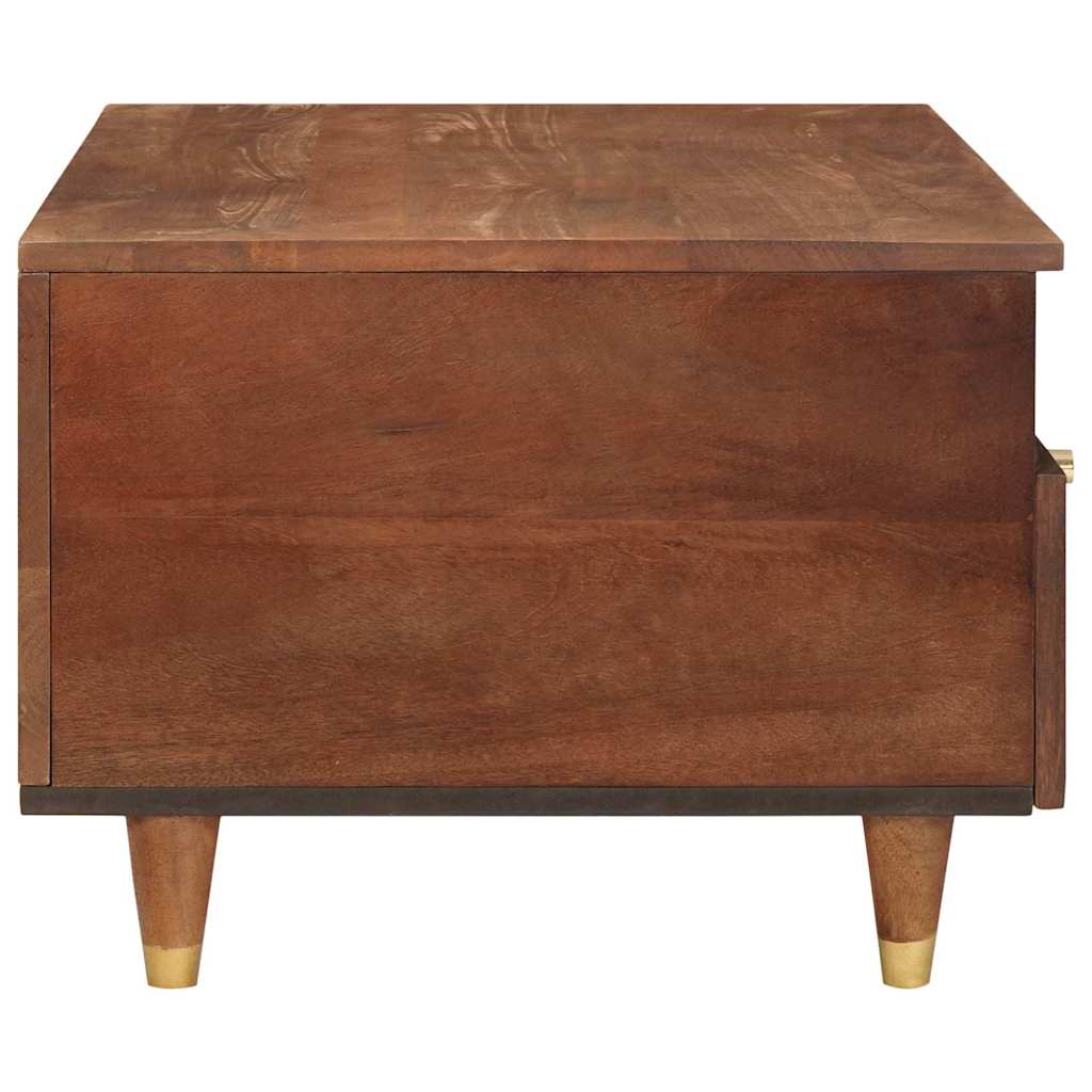 Couchtisch mit Schubladen 80 x 54 x 40 cm Massivholz Mango