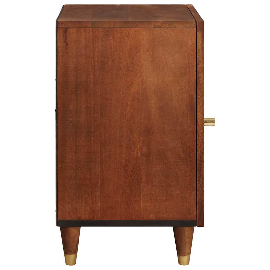 Badezimmer Schrank mit Regal mit Tür Braun 38 x 33.5 x 58 cm