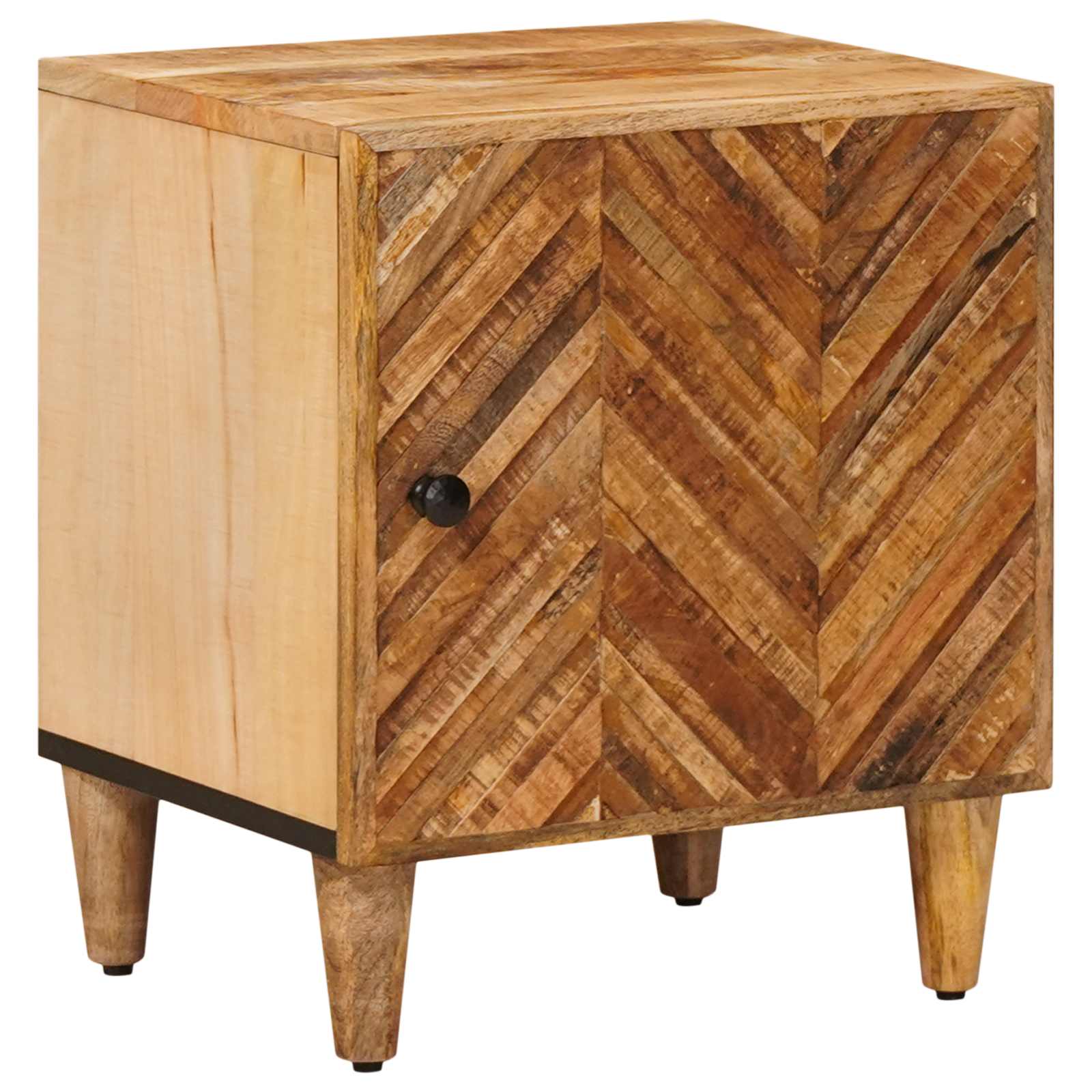 Nachttisch Braun 40 x 33,5 x 46 cm Massivholz Mango