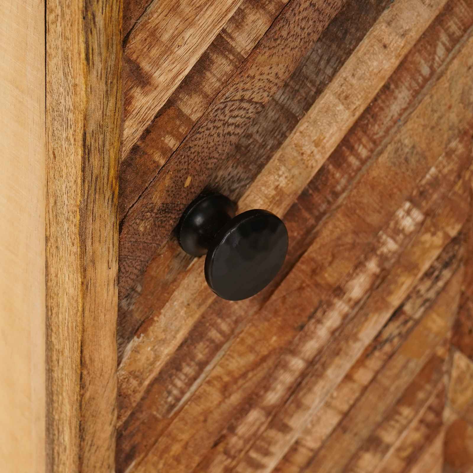 Nachttisch 2 stk. Braun 40 x 33,5 x 46 cm Massivholz Mango