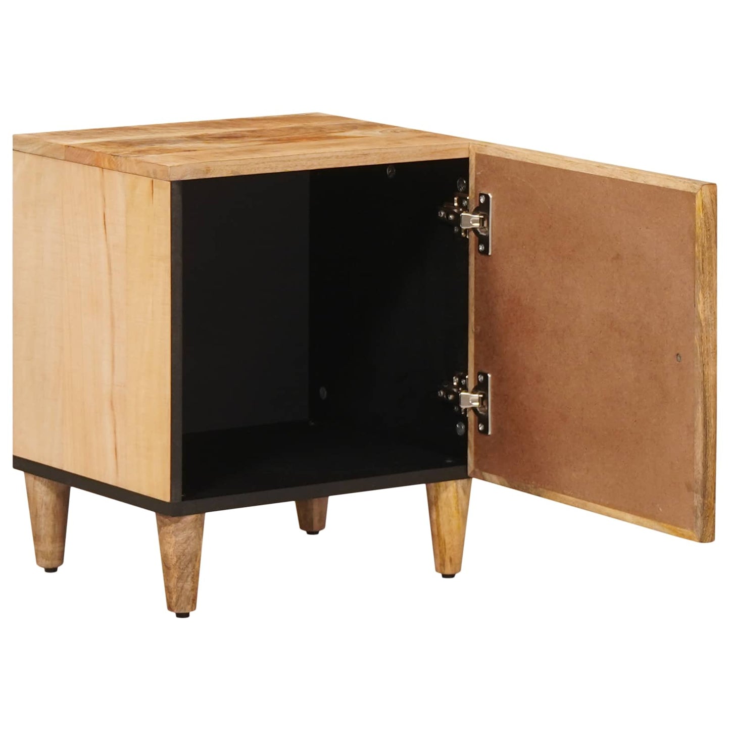 Nachttisch 2 stk. Braun 40 x 33,5 x 46 cm Massivholz Mango
